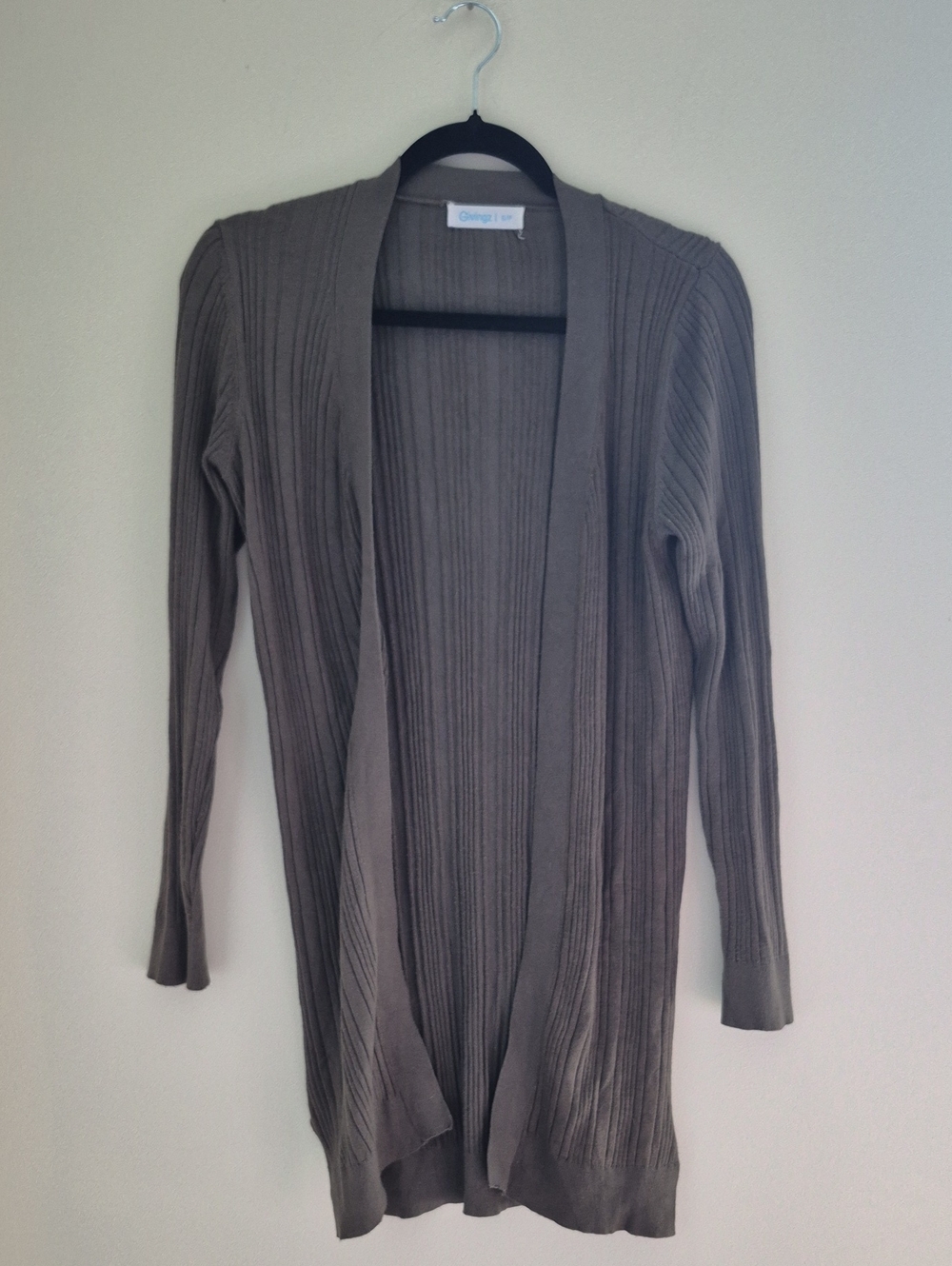 🍁 3/$25 Olive Green Ribbed Cardigan